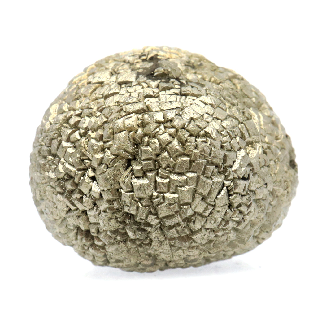 パイライト 原石 たまご型 球 丸玉 自然が生み出した形状 ペルー産 1点もの