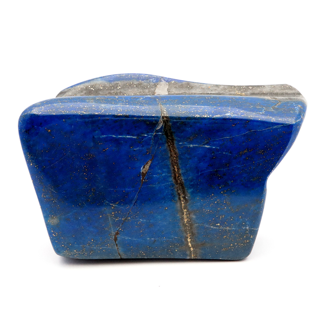 ラピスラズリ 原石 アフガニスタン産 全面磨き ポリッシュ 天然石 青金石 置物 ラフ 1点もの lapis lazuli
