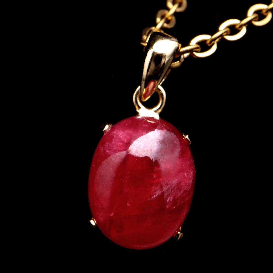 インペリアル ロードナイト ペンダント レディース ブラジル産 天然石 ネックレス 1点物