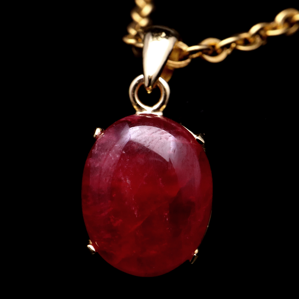 インペリアル ロードナイト ペンダント レディース ブラジル産 天然石 ネックレス 1点物