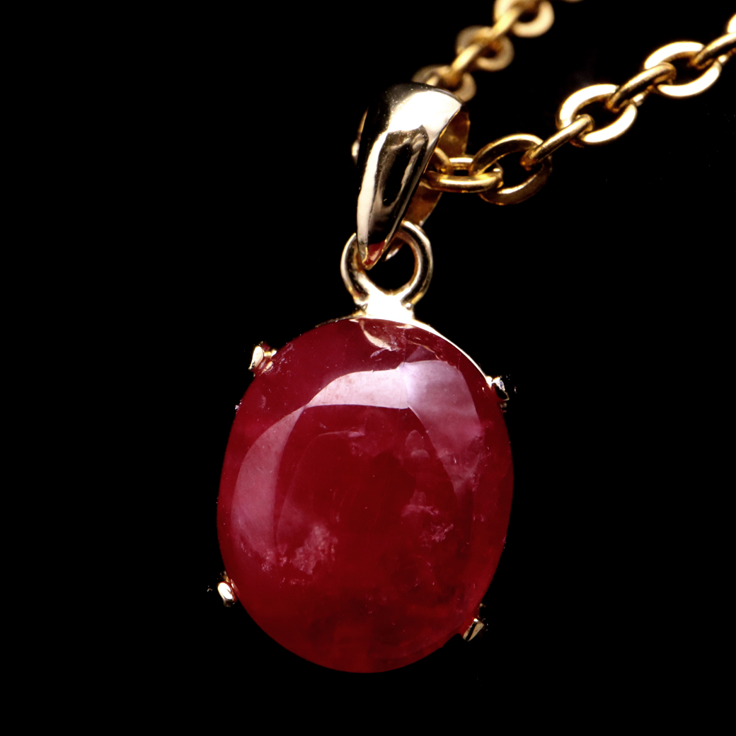 インペリアル ロードナイト ペンダント レディース ブラジル産 天然石 ネックレス 1点物