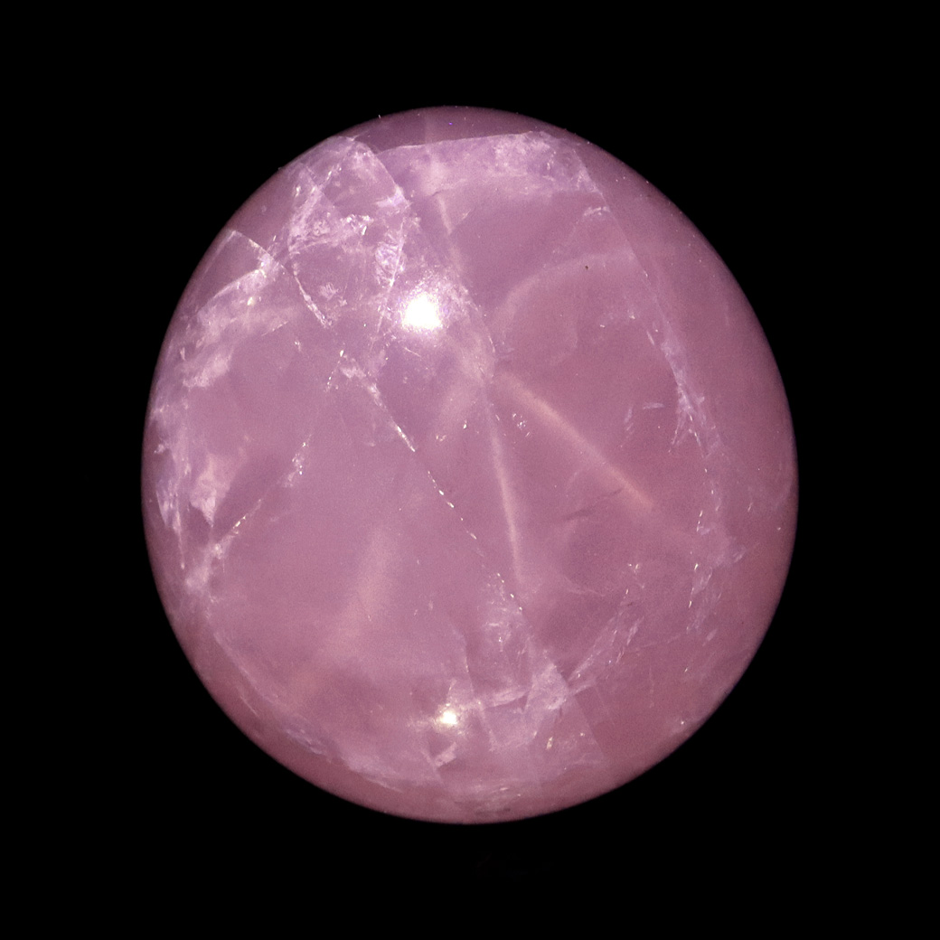 スターローズクォーツ AAA 握り石 たまご型 お守り マダガスカル産 台座付き 天然石 1点物 紅水晶 パワーストーン