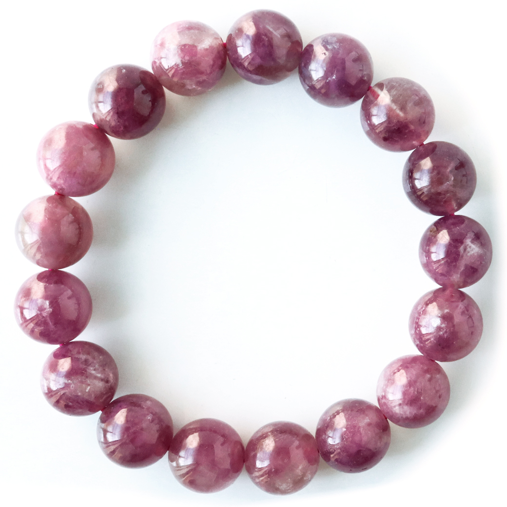 ルベライト ブレスレット ピンクトルマリン 10mm 1点物 10月 誕生石