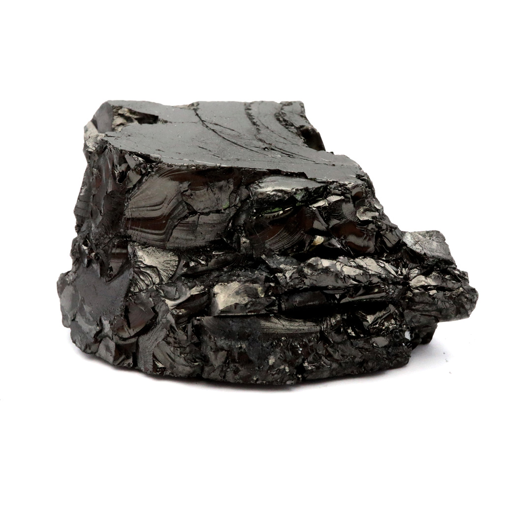 エリートシュンガイト 原石 ロシア カレリア共和国シュンガ 天然石 1点物 パワーストーン Shungite シュンガ石