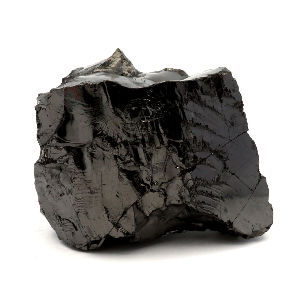 エリートシュンガイト 原石 ロシア カレリア共和国シュンガ 天然石 1点物 パワーストーン Shungite シュンガ石