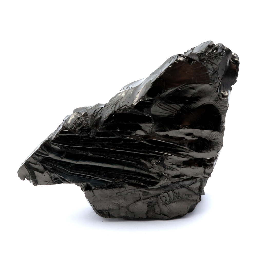 エリートシュンガイト 原石 ロシア カレリア共和国シュンガ 天然石 1点物 パワーストーン Shungite シュンガ石