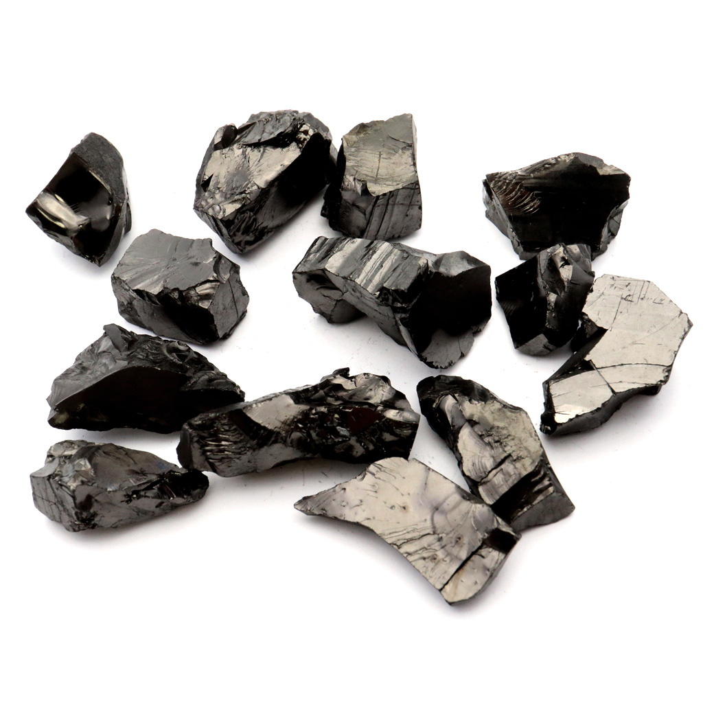 エリートシュンガイト 原石 ロシア カレリア共和国シュンガ 天然石 1点物 パワーストーン Shungite シュンガ石