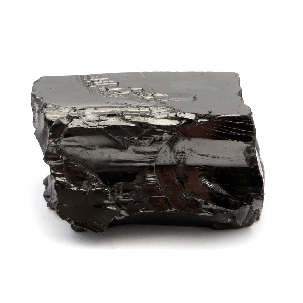 エリートシュンガイト 原石 ロシア カレリア共和国シュンガ 天然石 1点物 パワーストーン Shungite シュンガ石