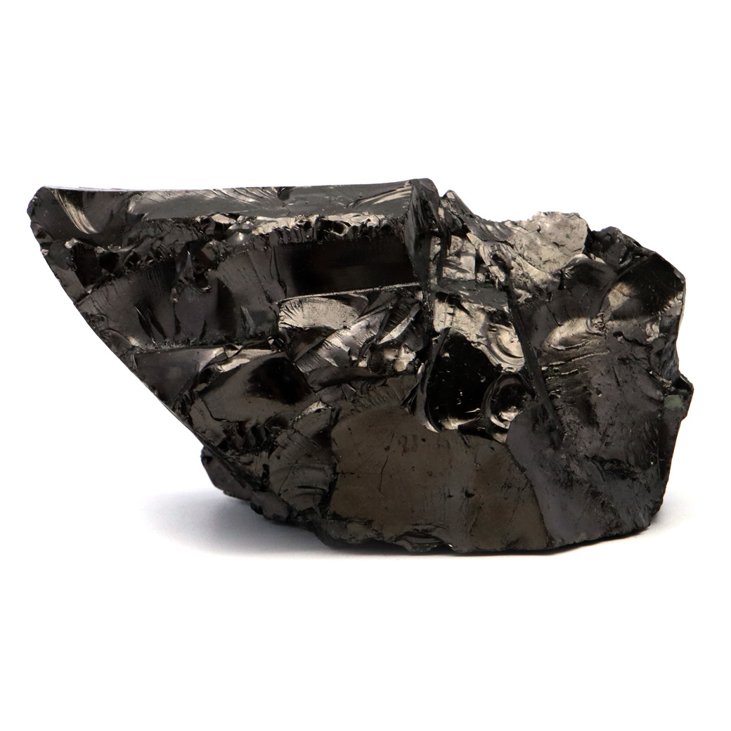エリートシュンガイト 原石 ロシア カレリア共和国シュンガ 天然石 1点物 パワーストーン Shungite シュンガ石