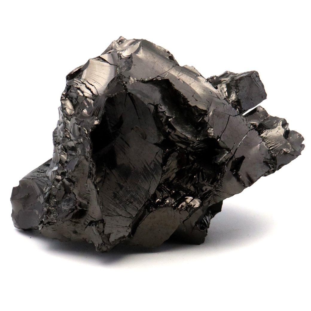 エリートシュンガイト 原石 ロシア カレリア共和国シュンガ 天然石 1点物 パワーストーン Shungite シュンガ石