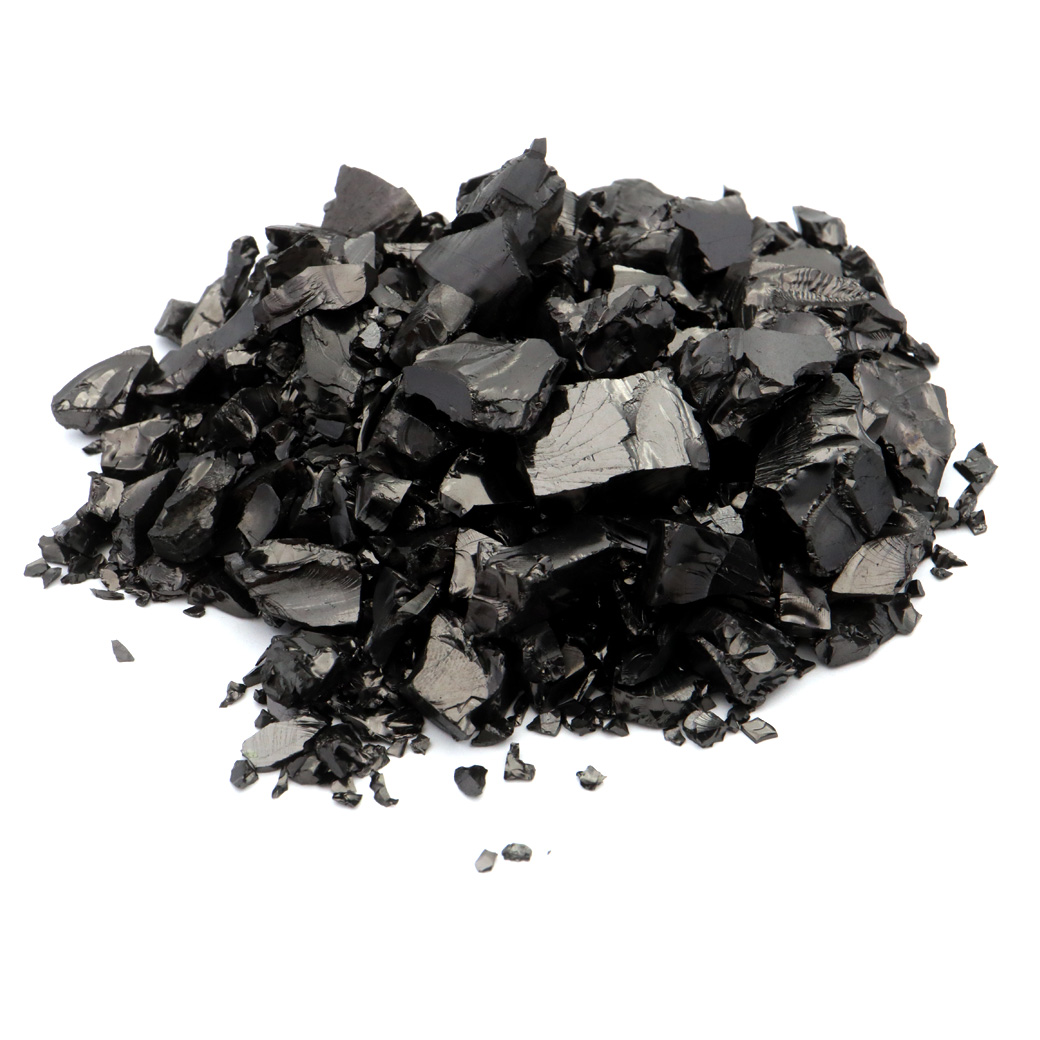 エリートシュンガイト 原石 140g さざれ ロシア カレリア共和国シュンガ 天然石 1点物 パワーストーン Shungite シュンガ石