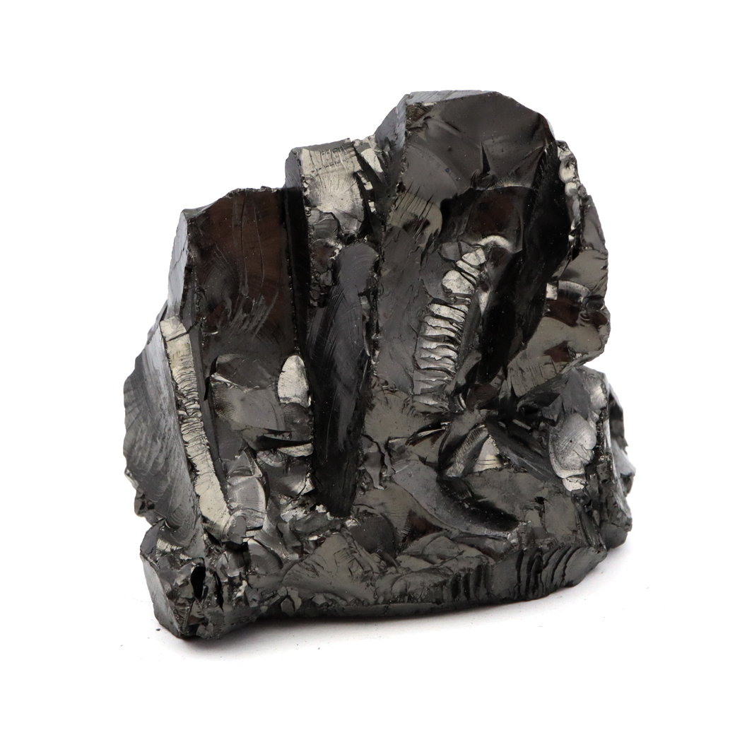 エリートシュンガイト 原石 ロシア カレリア共和国シュンガ 天然石 1点物 パワーストーン Shungite シュンガ石