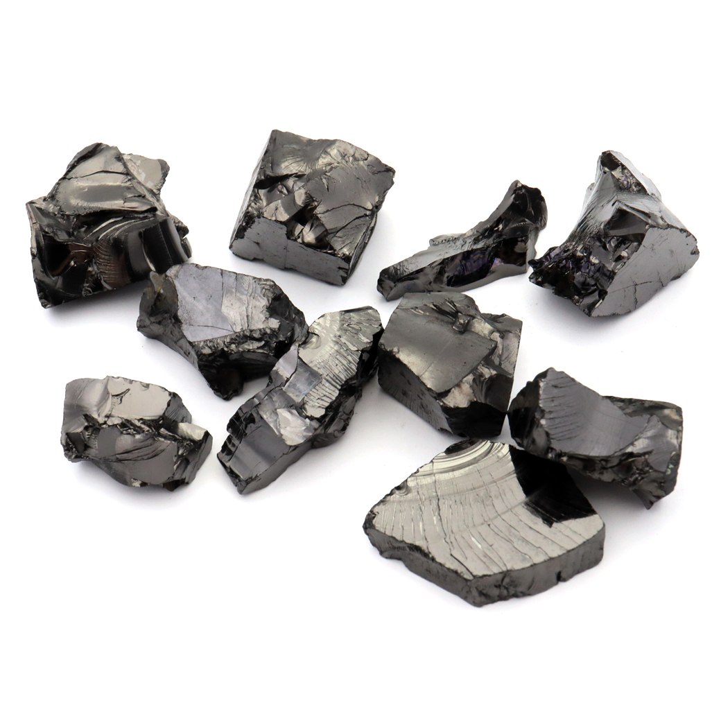 エリートシュンガイト 原石 ロシア カレリア共和国シュンガ 天然石 1点物 パワーストーン Shungite シュンガ石