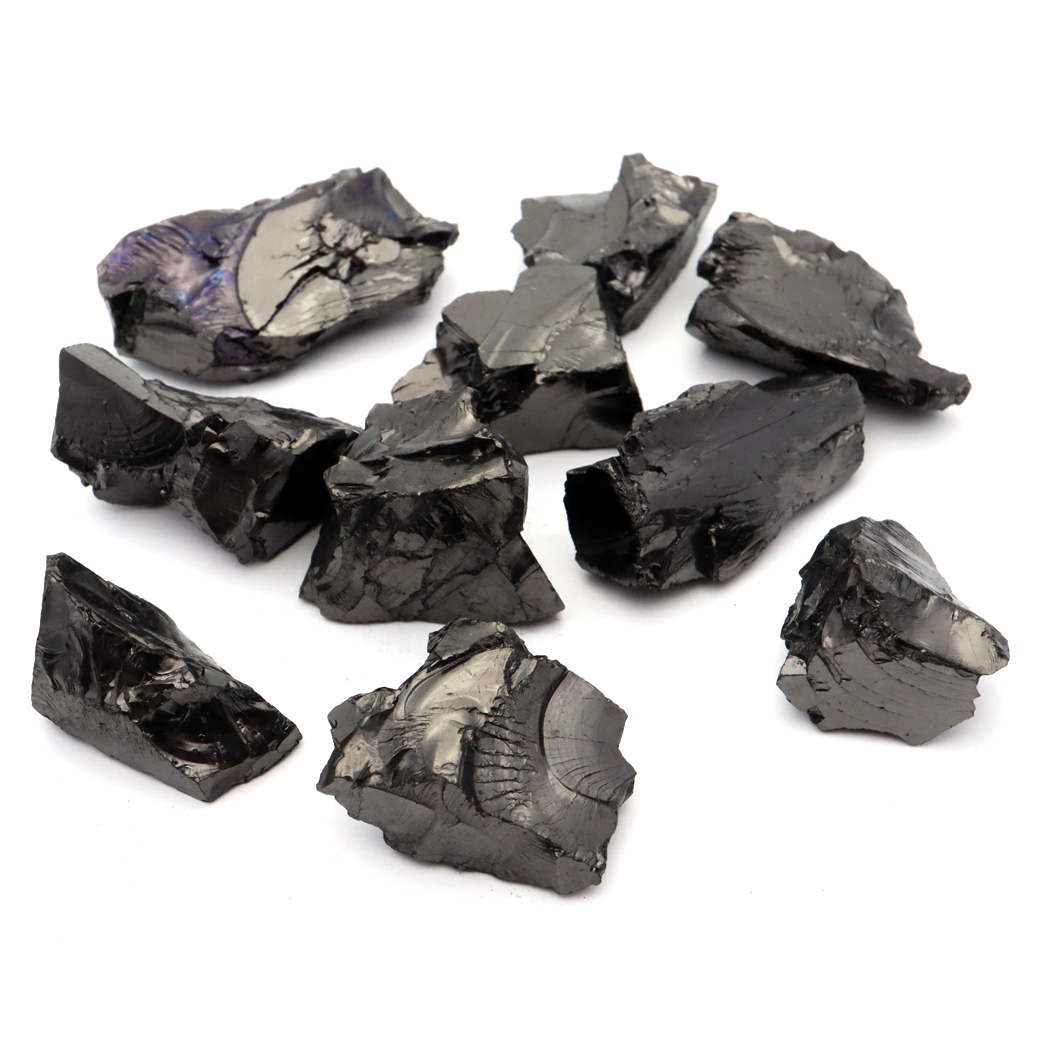 エリートシュンガイト 原石 ロシア カレリア共和国シュンガ 天然石 1点物 パワーストーン Shungite シュンガ石