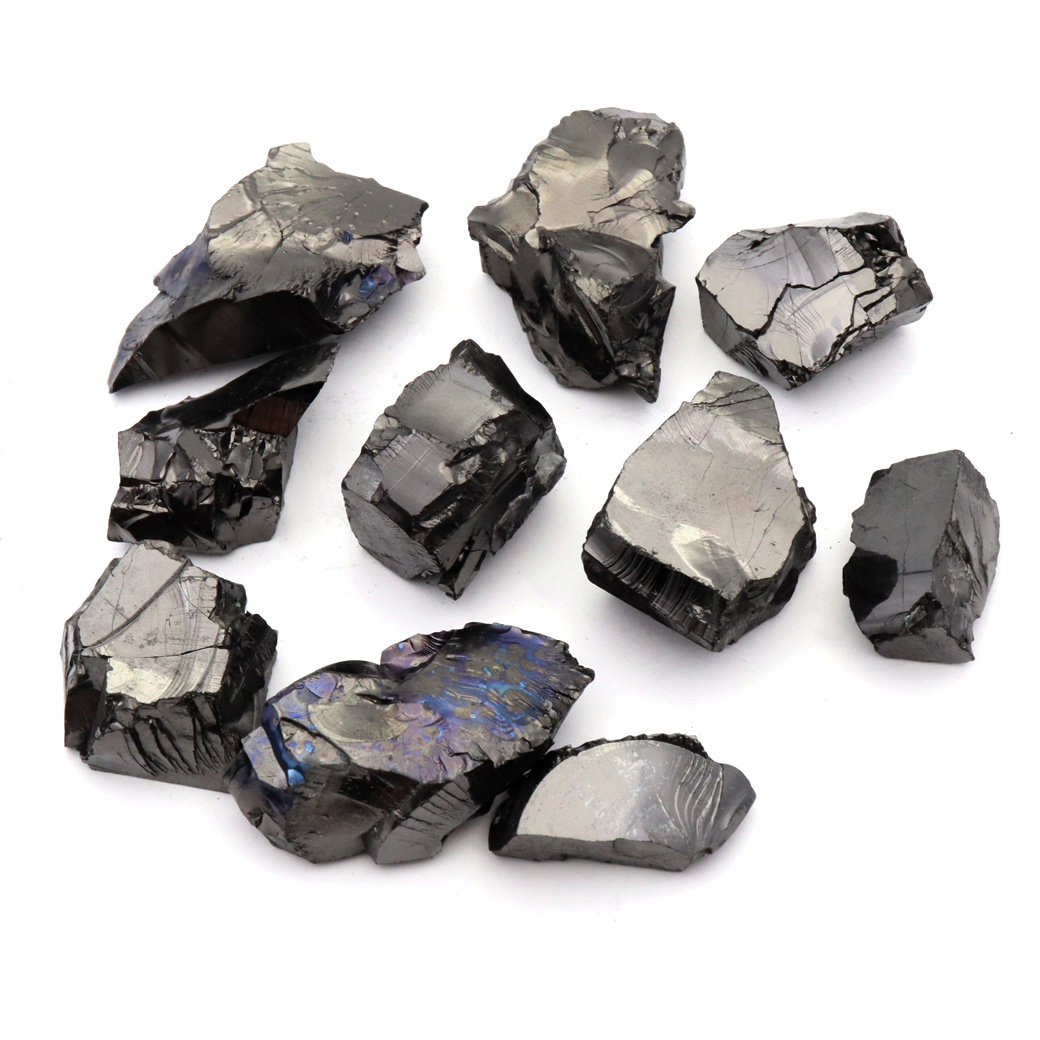 エリートシュンガイト 原石 ロシア カレリア共和国シュンガ 天然石 1点物 パワーストーン Shungite シュンガ石