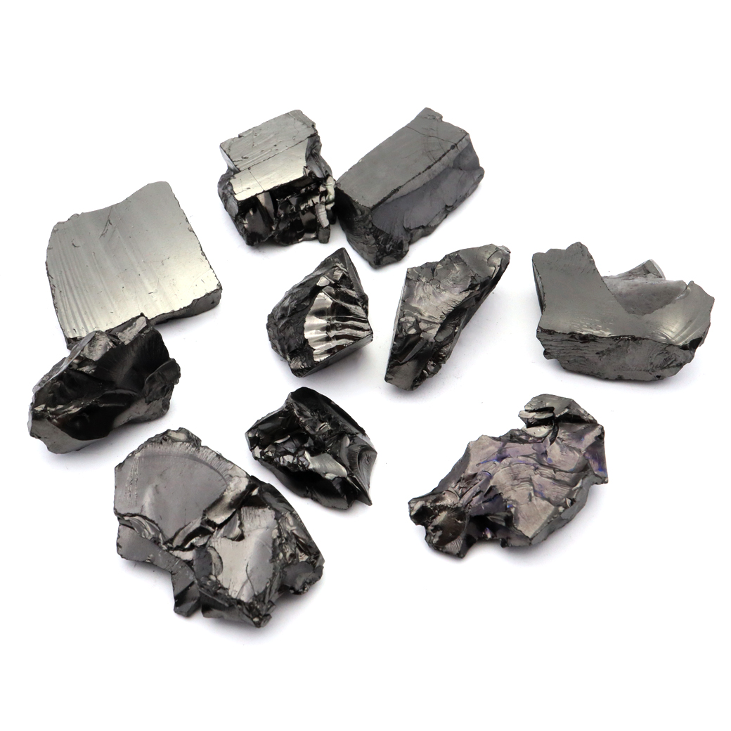 エリートシュンガイト 原石 ロシア カレリア共和国シュンガ 天然石 1点物 パワーストーン Shungite シュンガ石