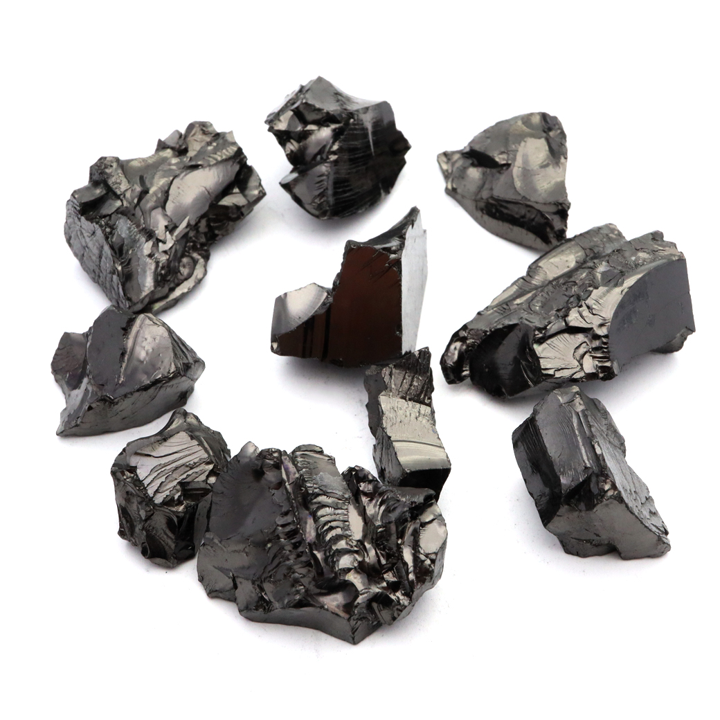 エリートシュンガイト 原石 ロシア カレリア共和国シュンガ 天然石 1点物 パワーストーン Shungite シュンガ石