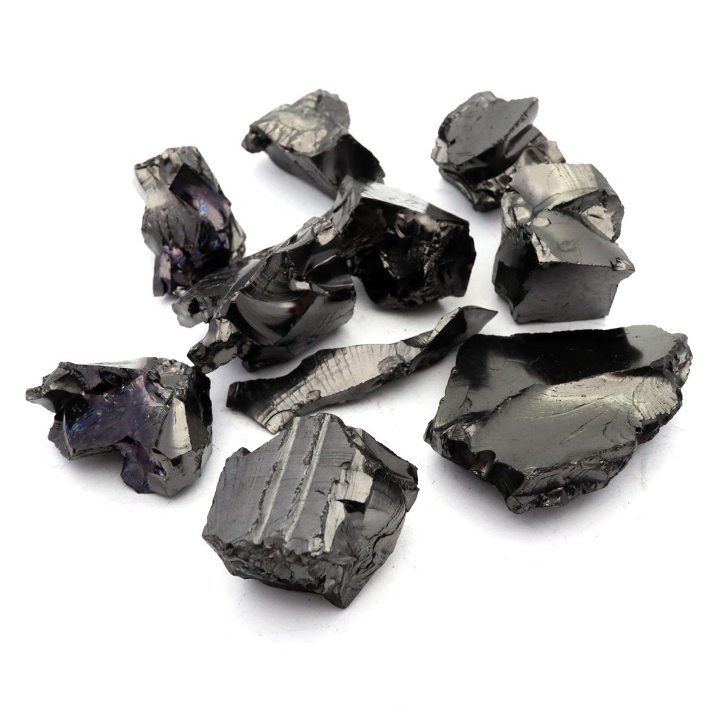 エリートシュンガイト 原石 ロシア カレリア共和国シュンガ 天然石 1点物 パワーストーン Shungite シュンガ石