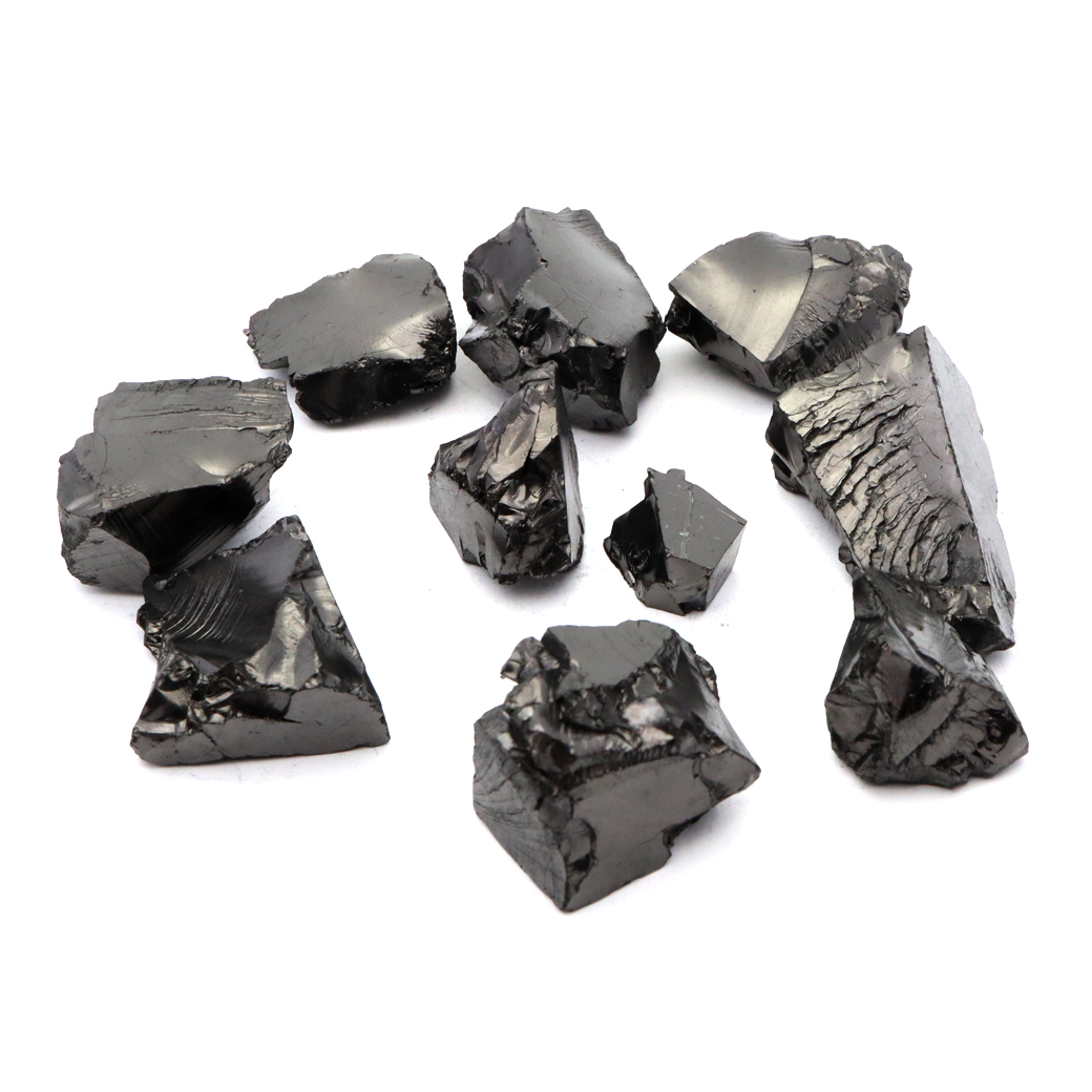 エリートシュンガイト 原石 ロシア カレリア共和国シュンガ 天然石 1点物 パワーストーン Shungite シュンガ石
