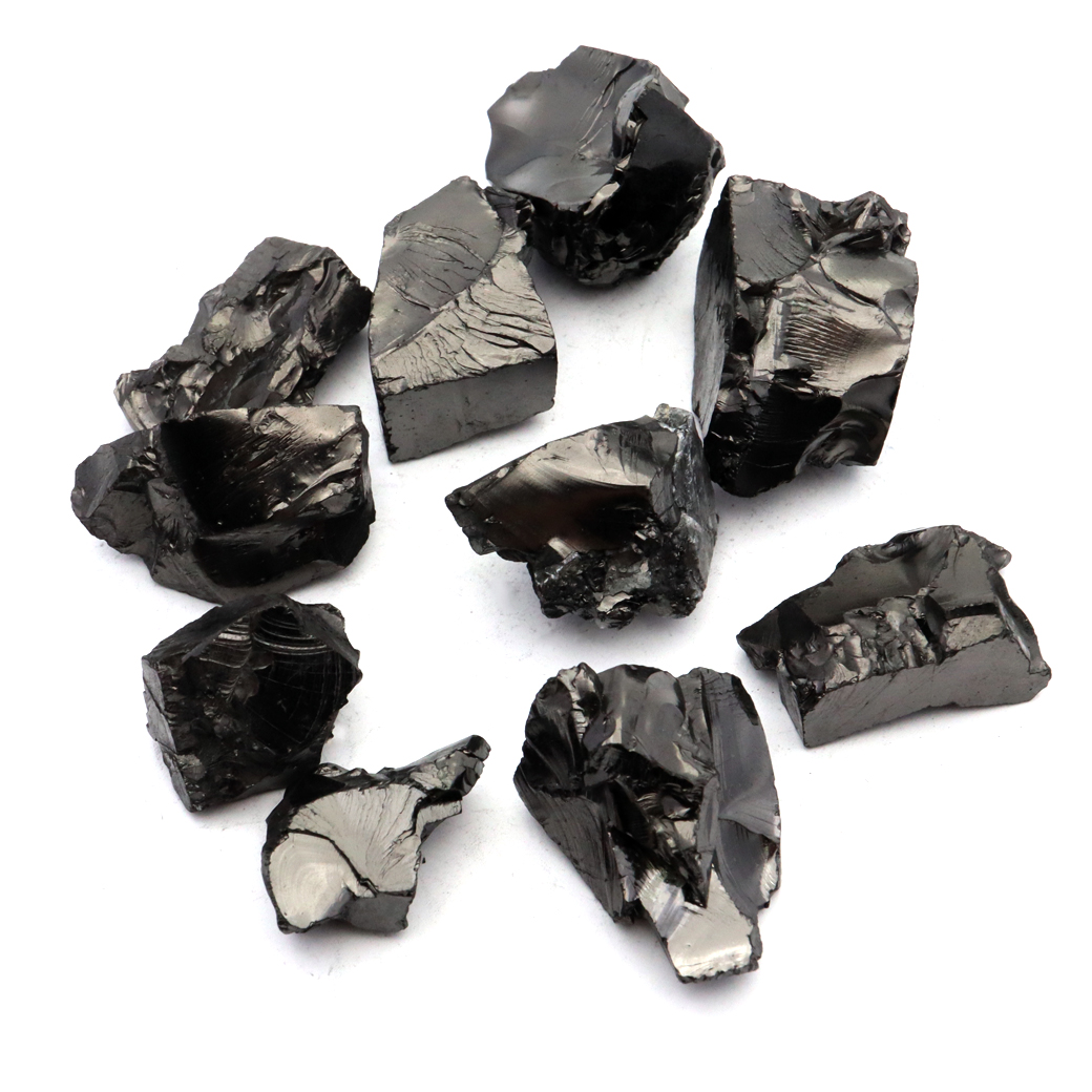 エリートシュンガイト 原石 ロシア カレリア共和国シュンガ 天然石 1点物 パワーストーン Shungite シュンガ石