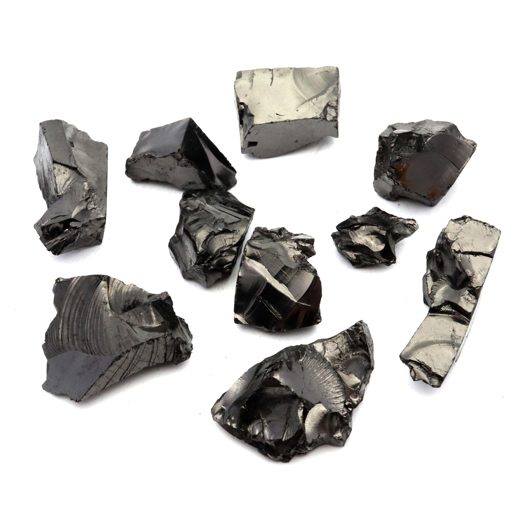 エリートシュンガイト 原石 ロシア カレリア共和国シュンガ 天然石 1点物 パワーストーン Shungite シュンガ石