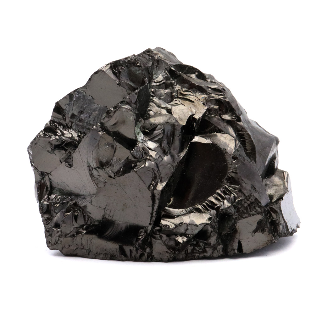 エリートシュンガイト 原石 ロシア カレリア共和国シュンガ 天然石 1点物 パワーストーン Shungite シュンガ石