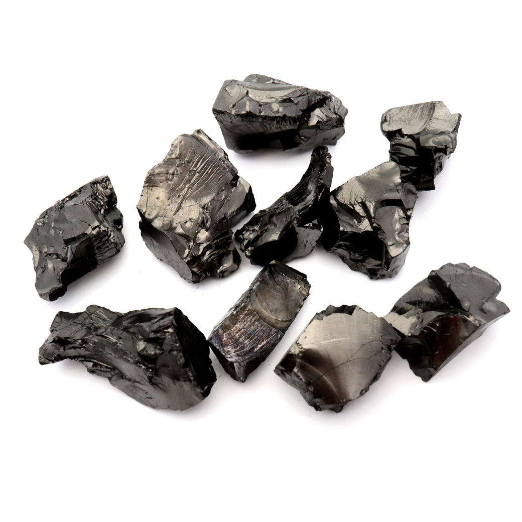 エリートシュンガイト 原石 ロシア カレリア共和国シュンガ 天然石 1点物 パワーストーン Shungite シュンガ石