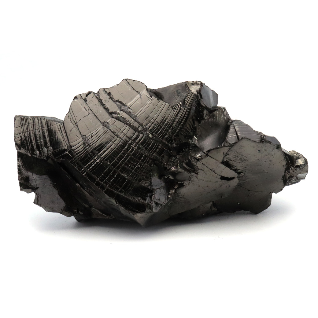エリートシュンガイト 原石 ロシア カレリア共和国シュンガ 天然石 1点物 パワーストーン Shungite シュンガ石