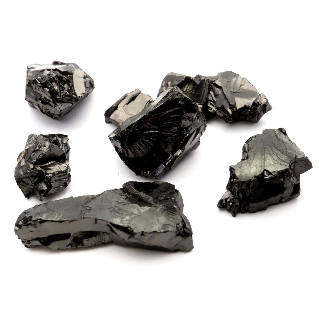 エリートシュンガイト 原石 ロシア カレリア共和国シュンガ 天然石 1点物 パワーストーン Shungite シュンガ石