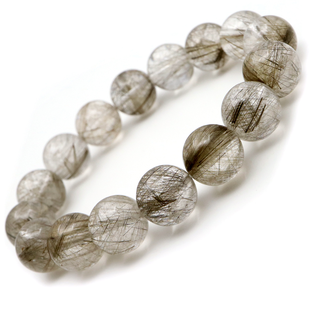 シルバー ルチルクォーツ ブレスレット 針がびっしり密集 天然石 パワーストーン