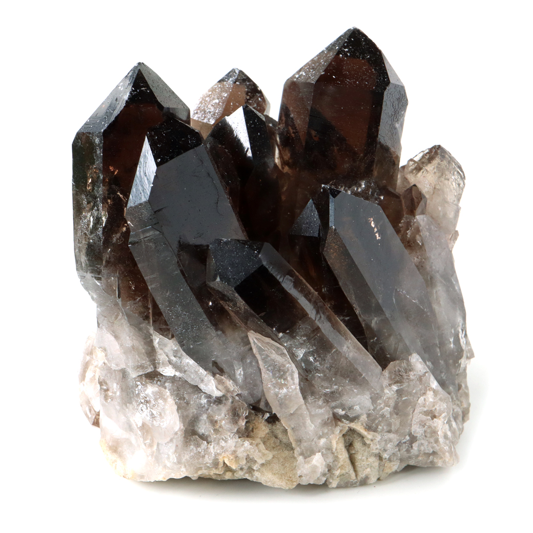 スモーキークォーツ クラスター 天然石 水晶 原石 煙水晶 置き物 ブラジル産 天然石 1点物 お守り 結晶 パワーストーン smoky quartz