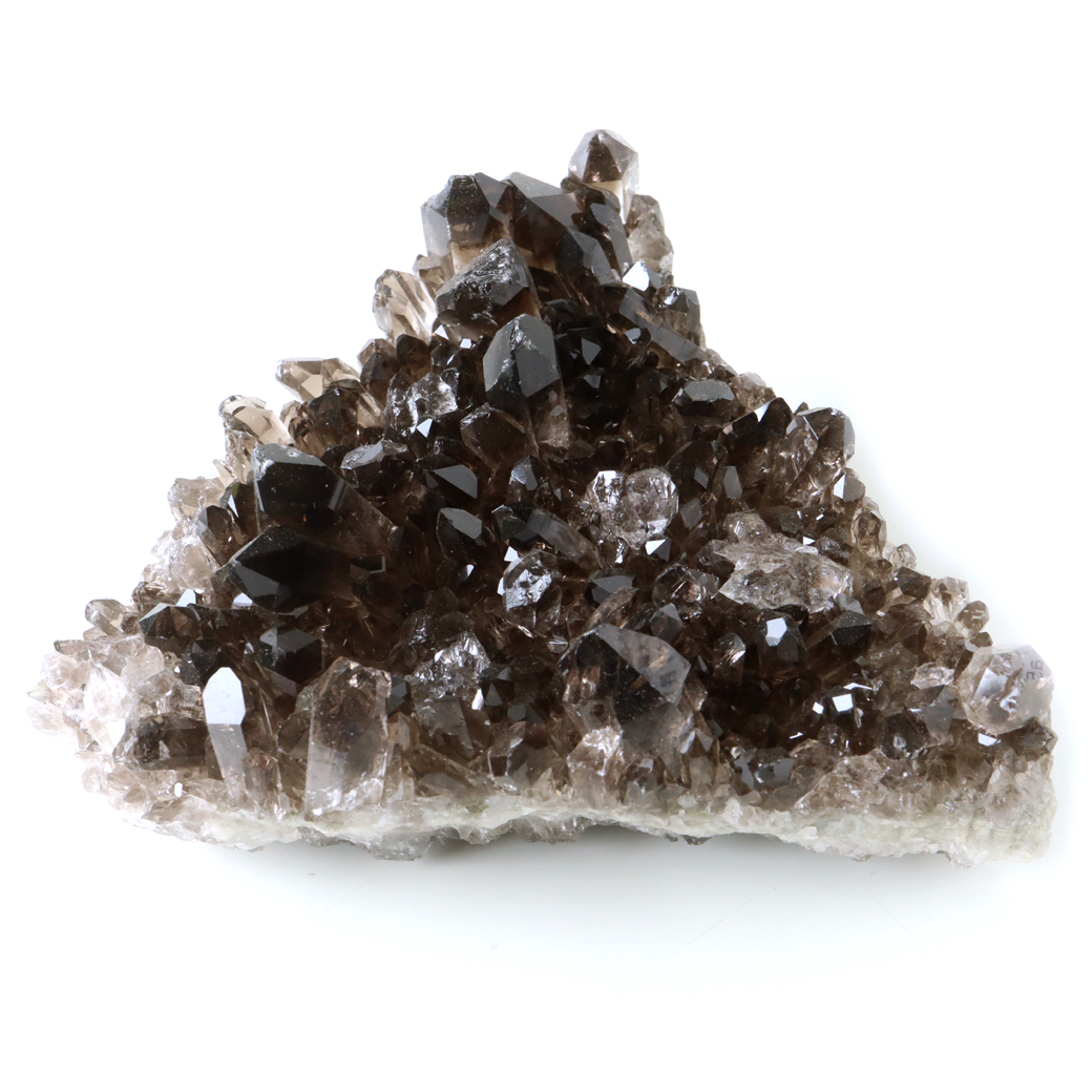 スモーキークォーツ クラスター 天然石 水晶 原石 煙水晶 置き物 ブラジル産 天然石 1点物 お守り 結晶 パワーストーン smoky quartz