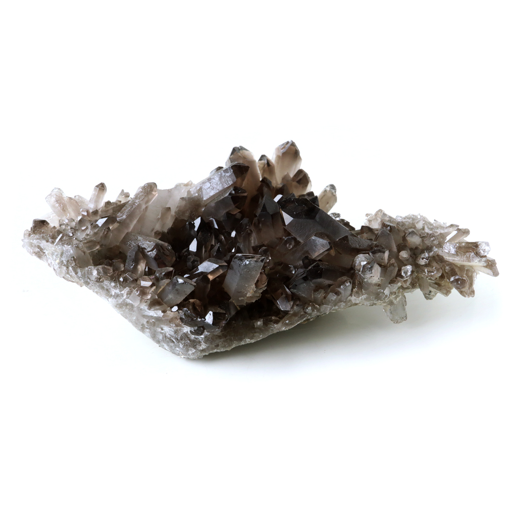 スモーキークォーツ クラスター 天然石 水晶 原石 煙水晶 置き物 ブラジル産 天然石 1点物 お守り 結晶 パワーストーン smoky quartz