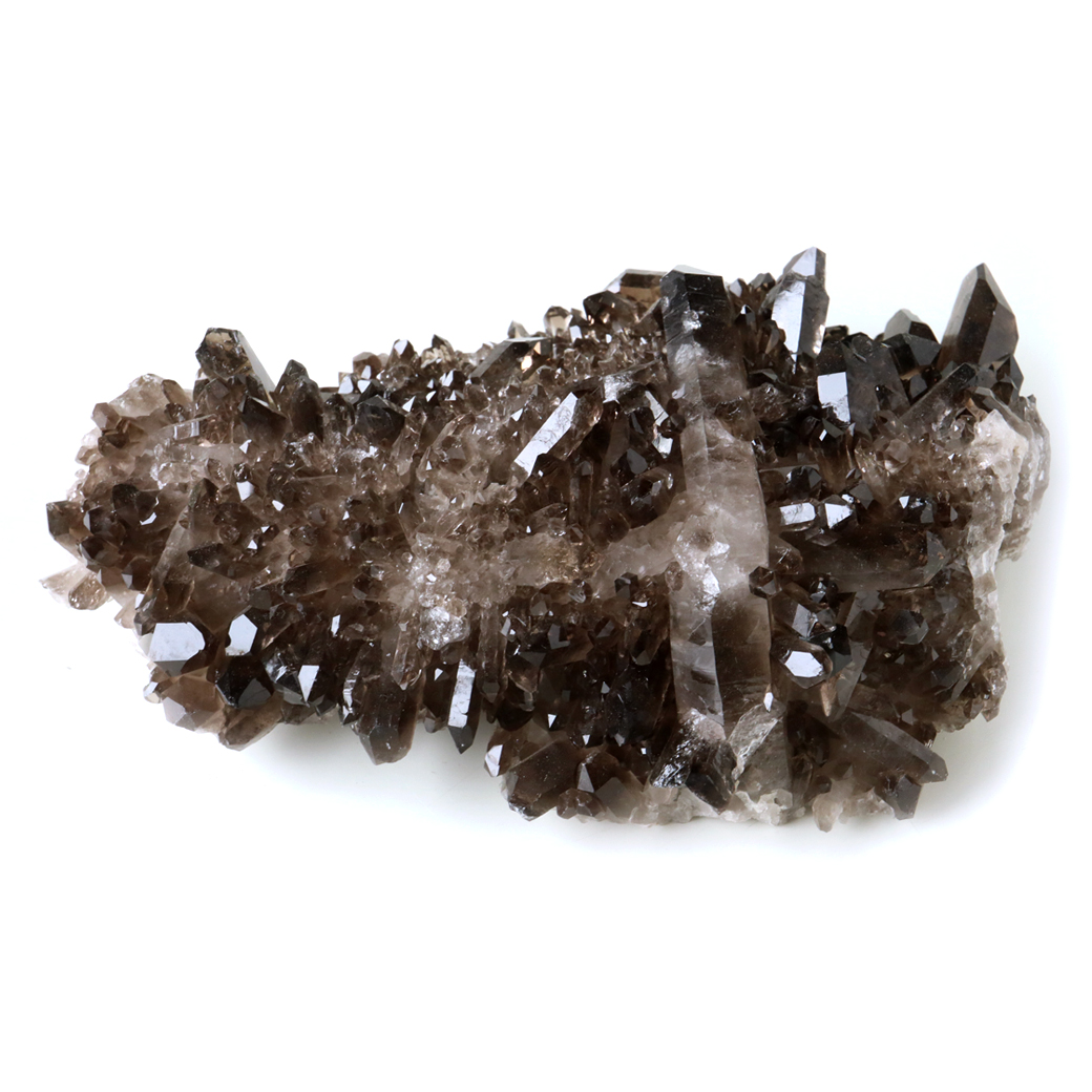 スモーキークォーツ クラスター 天然石 水晶 原石 煙水晶 置き物 ブラジル産 天然石 1点物 お守り 結晶 パワーストーン smoky quartz