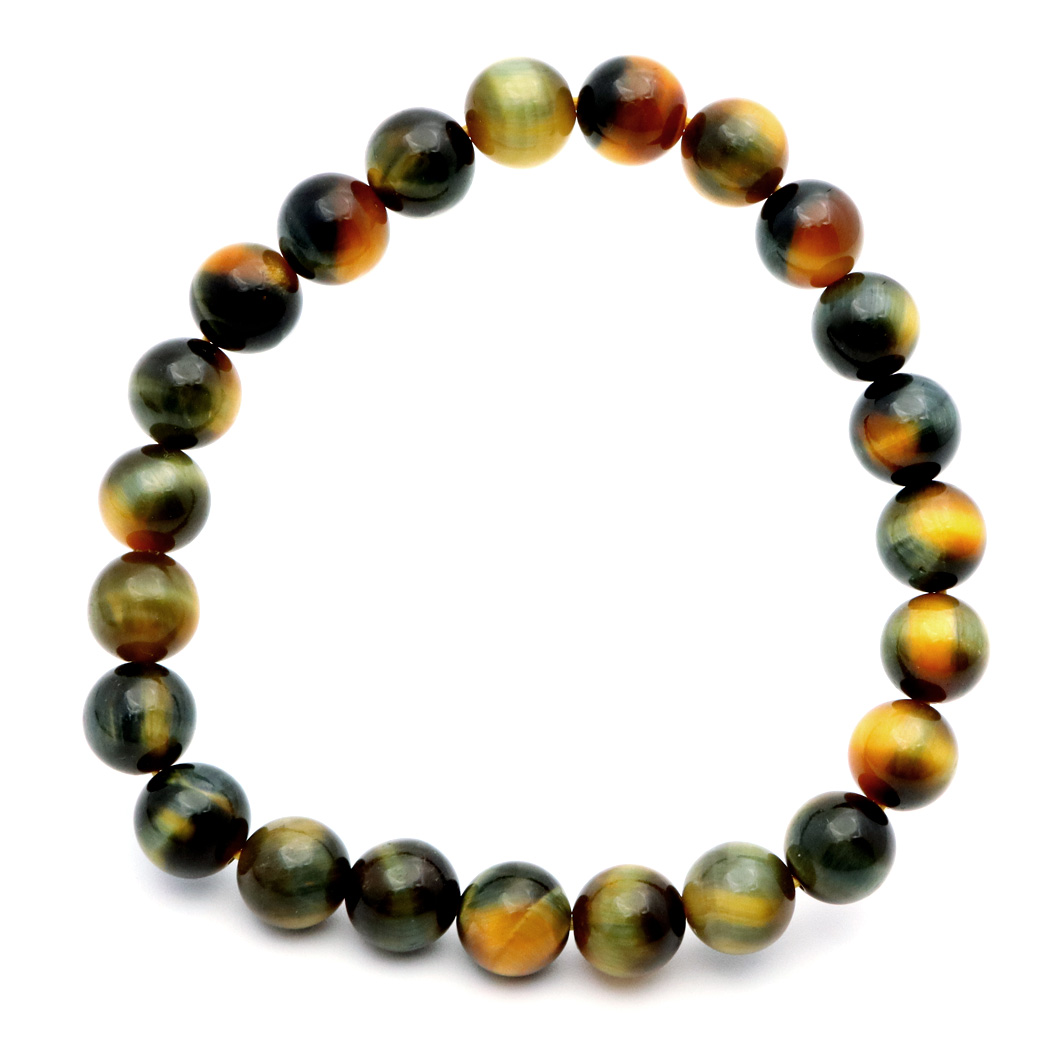 ゴールデンブルー タイガーアイ ブレスレット 8mm パワーストーン ツートンカラー 母の日 ホワイトデー プレゼント お返し
