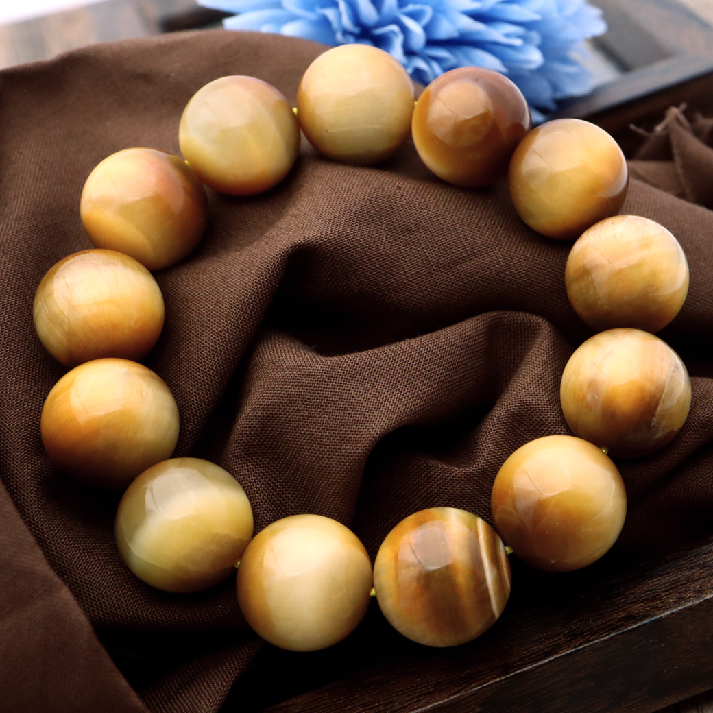 ゴールデンタイガーアイ ブレスレット 8mm メンズ レディース 天然石 パワーストーン 送料無料