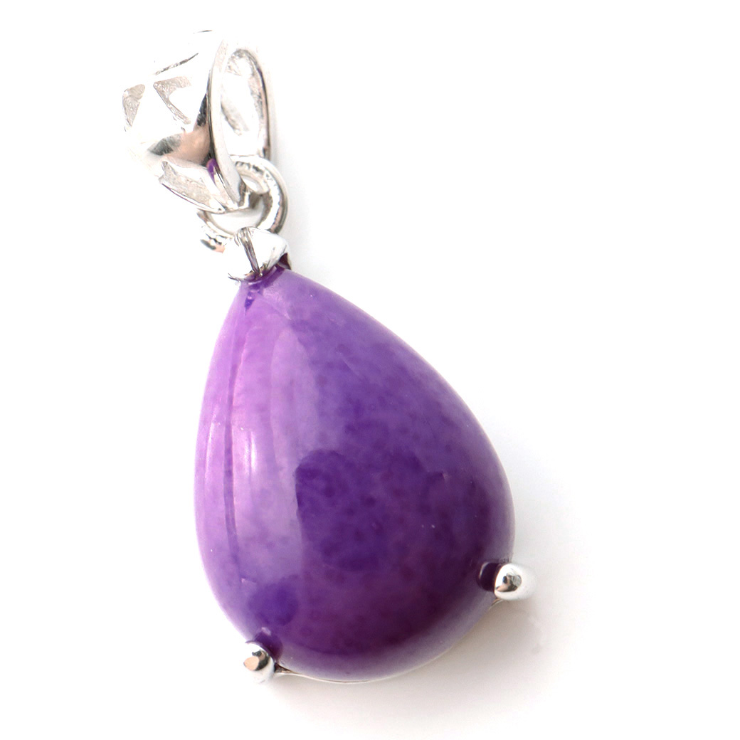 スギライト ペンダント 高品質 トップクォリティ 南アフリカ産 Silver925 ステンレスチェーン付き