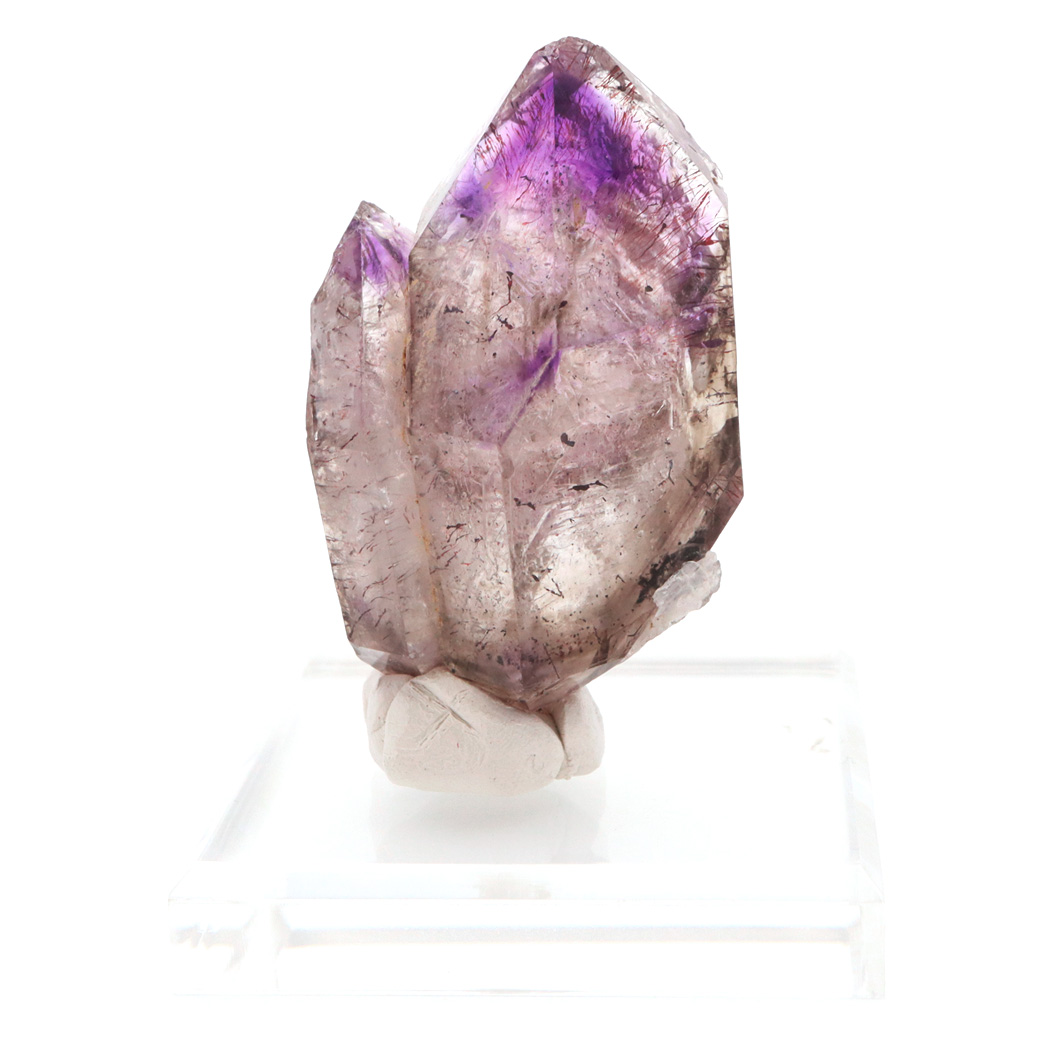 スーパーセブン 原石 ジンバブエ産 単晶 ポイント 45g 1点もの ツーソン展示会商品 水晶 天然石スピリチュアル 浄化 アメジスト 天然石 パワーストーン