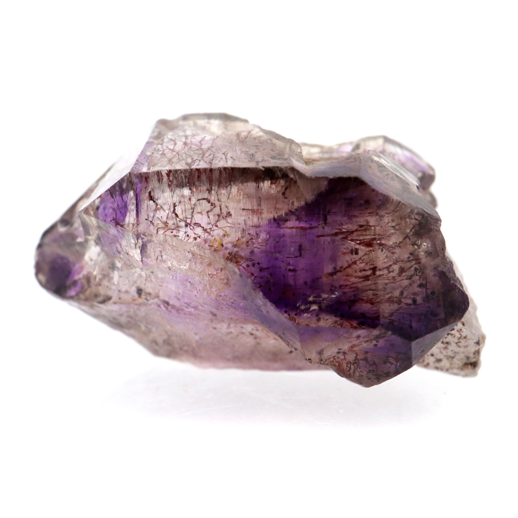 スーパーセブン 原石 ジンバブエ産 単晶 ポイント 1点もの ツーソン展示会商品 水晶 天然石スピリチュアル 浄化 アメジスト