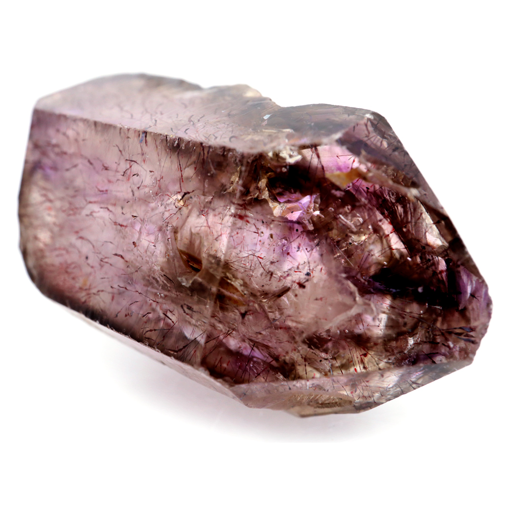 スーパーセブン 原石 ジンバブエ産 単晶 ポイント 1点もの ツーソン展示会商品 水晶 天然石スピリチュアル 浄化 アメジスト