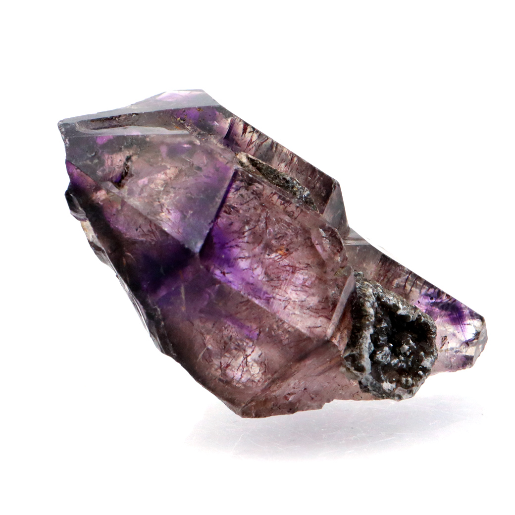 スーパーセブン 原石 ジンバブエ産 単晶 ポイント 1点もの ツーソン展示会商品 水晶 天然石スピリチュアル 浄化 アメジスト