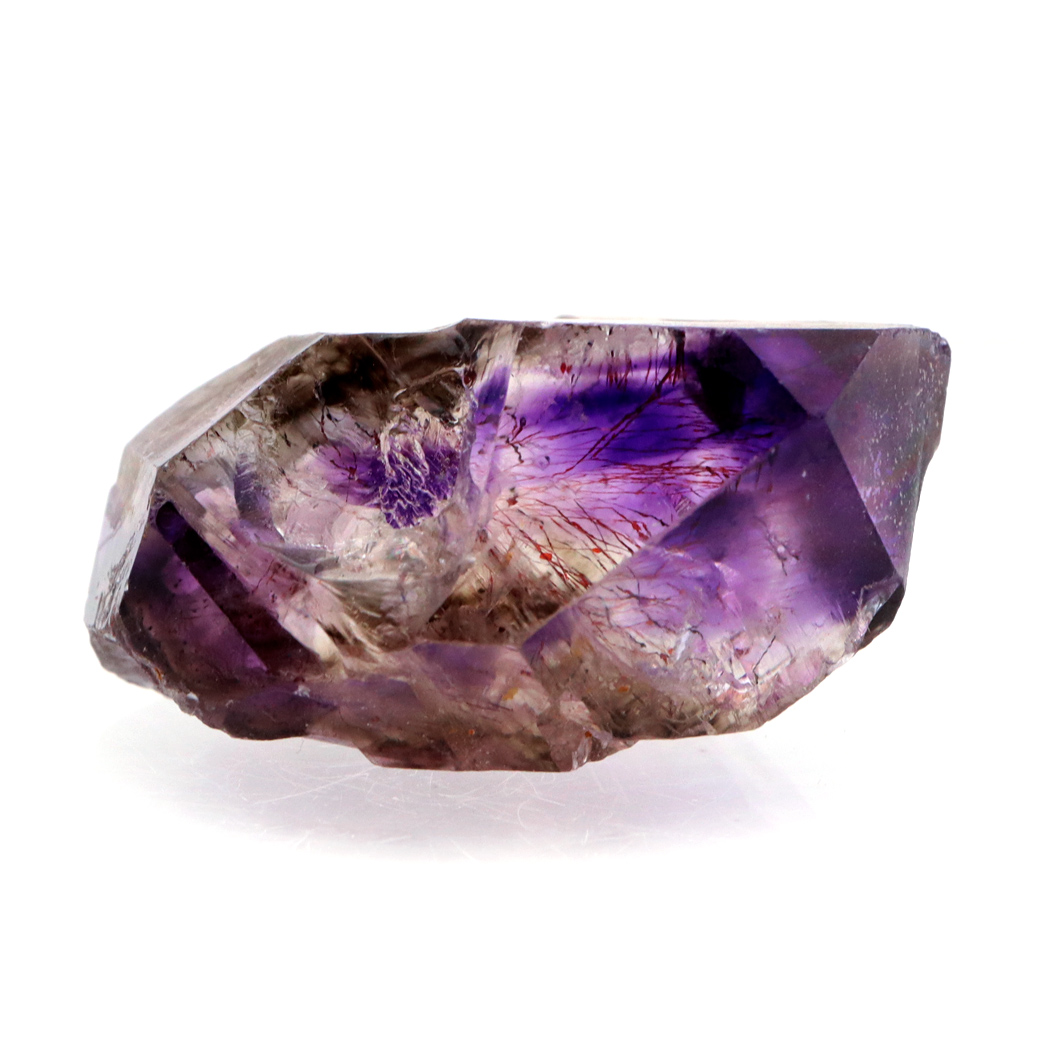 スーパーセブン 原石 ジンバブエ産 単晶 ポイント 1点もの ツーソン展示会商品 水晶 天然石スピリチュアル 浄化 アメジスト