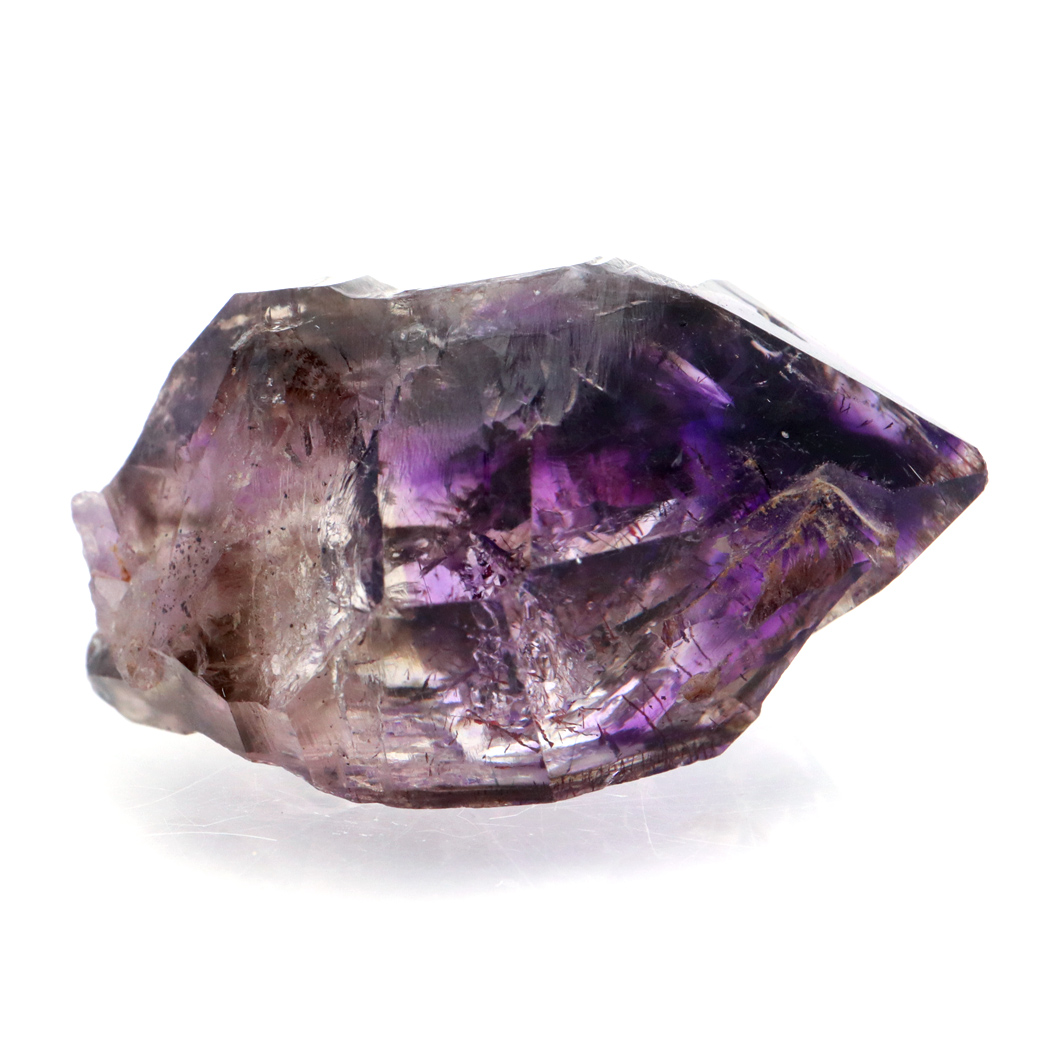 スーパーセブン 原石 ジンバブエ産 単晶 ポイント 1点もの ツーソン展示会商品 水晶 天然石スピリチュアル 浄化 アメジスト