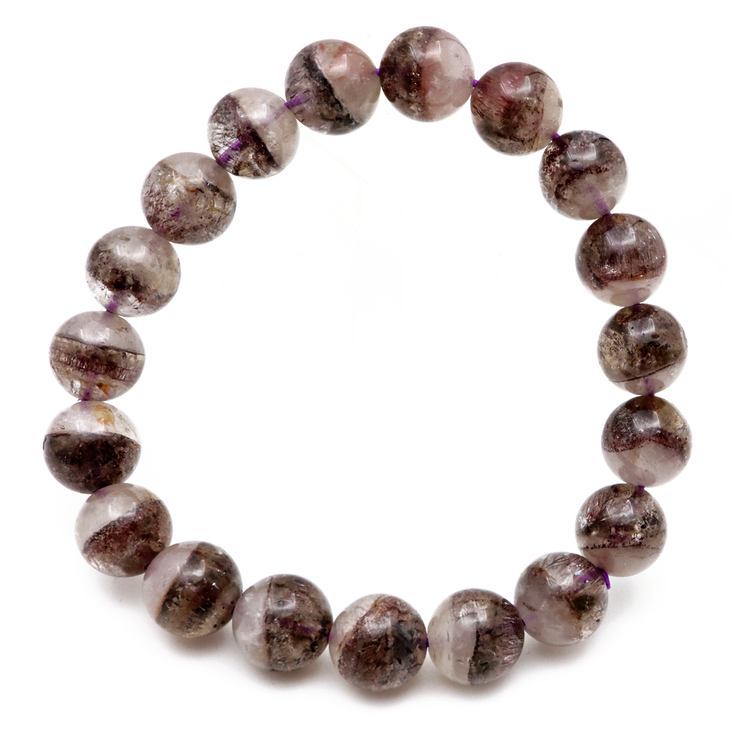  ブラック スーパーセブン ブレスレット 天然石 1点物 パワーストーン