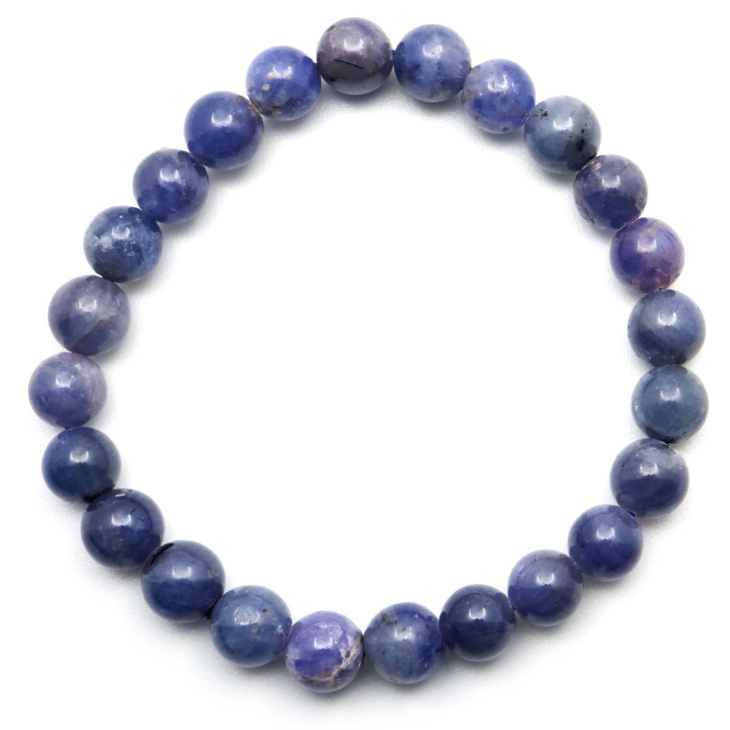 タンザナイト ブレスレット 12月 誕生石 ブルーゾイサイト タンザニア産