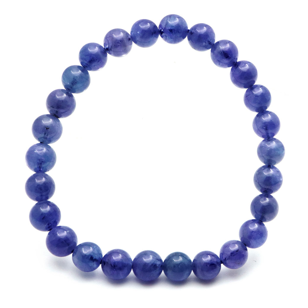 タンザナイト ブレスレット 12月 誕生石 ブルーゾイサイト タンザニア産