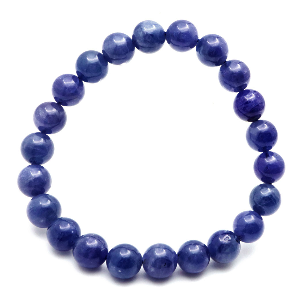 タンザナイト ブレスレット 12月 誕生石 ブルーゾイサイト タンザニア産