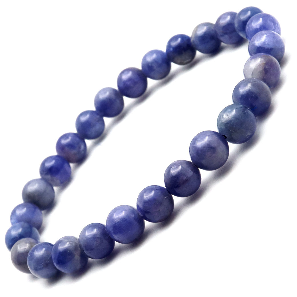 タンザナイト ブレスレット 12月 誕生石 ブルーゾイサイト タンザニア産