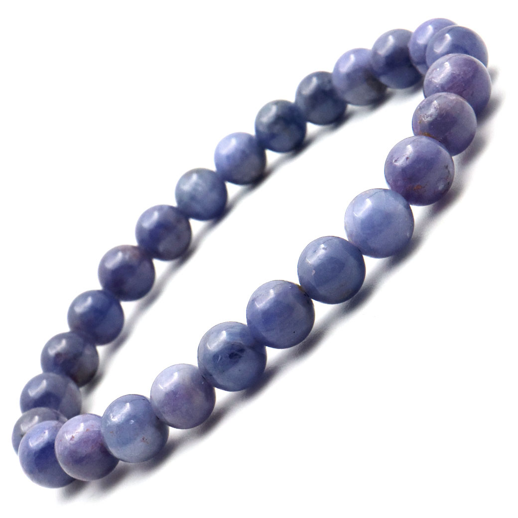 タンザナイト ブレスレット 12月 誕生石 ブルーゾイサイト タンザニア産