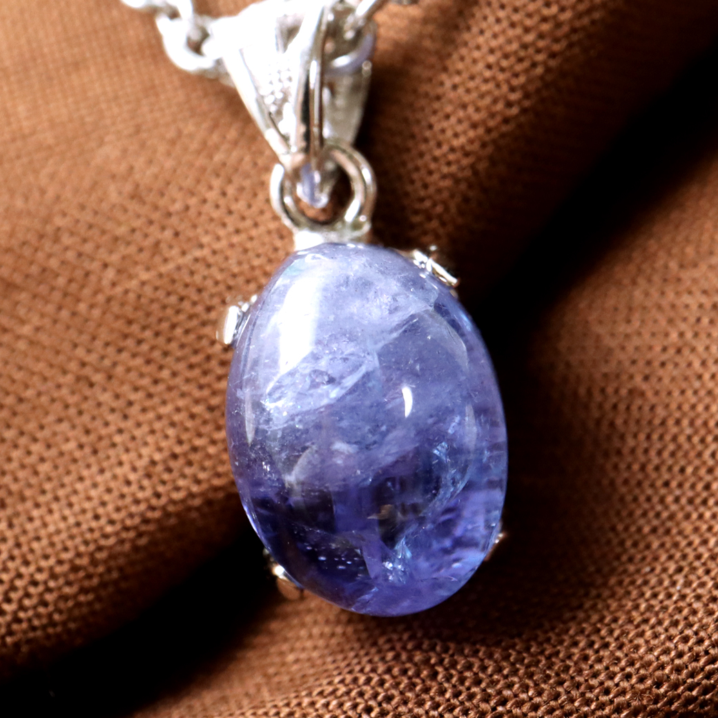 タンザナイト ネックレス レディース Silver925 天然石 パワーストーン 12月 誕生石